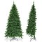Green PVC Half Christmas Tree with 427 Tips, 250 LED Lights and Stand